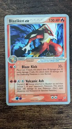 Blaziken ex 89/95 EX Team Rocket Returns Pokémon Card 2004 Non-Holo VG - Image 3