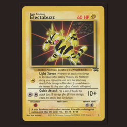Electabuzz #2 1999 Pokemon WOTC WB The First Moive Promo Black Star Nintendo - Image 5