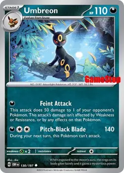Umbreon - (GameStop Exclusive) 130/197 Miscellaneous Cards & Products Reverse Holo - Image 1