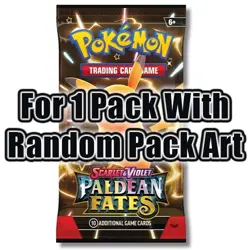 Paldean Fates Single Pokemon Booster Pack - Ebay Live - Rip & Ship - Image 1