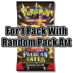 Paldean Fates Single Pokemon Booster Pack - Ebay Live - Rip & Ship - Image 2