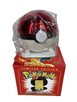 Charizard Pokemon 23K Gold Plated Trading Card 1999 Burger King SEALED Pokeball - Image 7