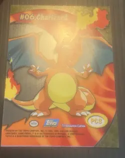 2000 Topps Pokémon Series 2 Charizard Clean Card #PC3 NM - Image 6