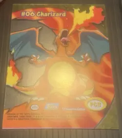 2000 Topps Pokémon Series 2 Charizard Clean Card #PC3 NM - Image 7