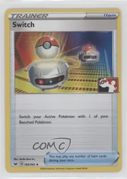 Switch (Prize Pack League Promo) Holo Pokemon Sword & Shield #183 12df - Image 1