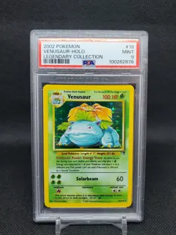 2002 Venusaur 18/110 Legendary Collection Holo Rare PSA 9 Pokemon TCG - Image 1