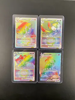 Pokémon Lot of 4 Rainbow Rare Vstar and Vmax Pokémon - Image 10