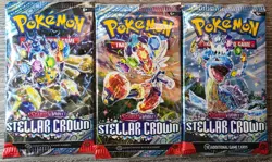 Pokémon TCG: Scarlet & Violet- Stellar Crown x1 Booster Pack – SEALED (10) cards - Image 1