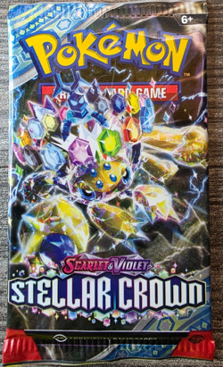 Pokémon TCG: Scarlet & Violet- Stellar Crown x1 Booster Pack – SEALED (10) cards - Image 5