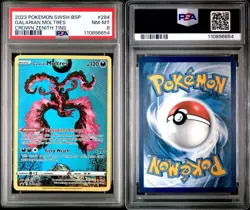 PSA 8 NM-MT Galarian Moltres SWSH284 Crown Zenith Tin Promo Pokemon Card - Image 6