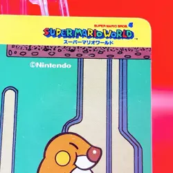 Super Mario World Trading Card Japan Rare Topsun Nintendo Carddass 1993 #101 - Image 5