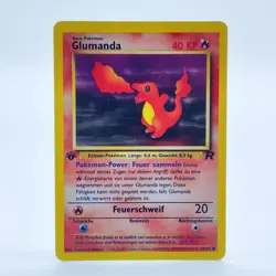 Pokemon TCG Card Glumanda 1st Edition - 50/82 - Team Rocket German - Near Mint - Image 1