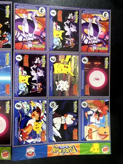 Burger King Pokémon Promo Uncut Sheets 3 & 13 1999 Vintage Pokemon Cards - Image 2