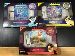 Pokemon Black Star Promo Flareon, Vaporeon, And Jolteon Vmax Promo JUMBO CARD NM - Image 2