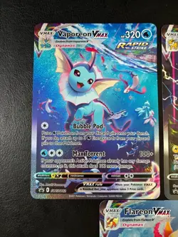 Pokemon Black Star Promo Flareon, Vaporeon, And Jolteon Vmax Promo JUMBO CARD NM - Image 6