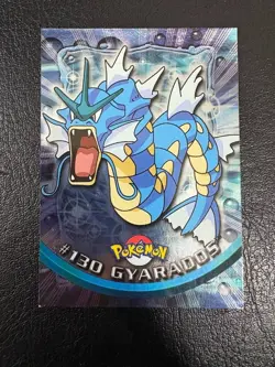 Pokemon 1999 Vintage Topps #130 Gyarados Shiny Foil 1st Print Blue Label NM - Image 1