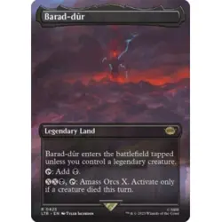 BARAD-DUR (425) (BORDERLESS) The Lord Of The Rings Magic MTG MINT CARD - Image 1