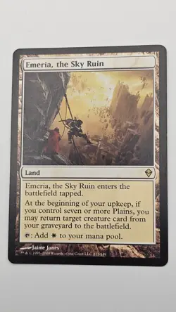 MP 1x Emeria, The Sky Ruin - Zendikar - MTG - Image 1