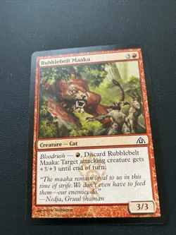 MTG Rubblebelt Maaka Dragon's Maze 38/156 Regular Common Magic The Gathering TCG - Image 1