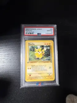 1999 Pokemon Jungle 1st Edition Pikachu #60 PSA 10 GEM MINT! Red Cheeks - Image 1
