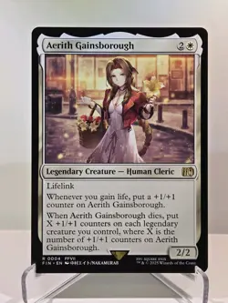 MTG Aerith Gainsborough (Regular) Final Fantasy Magic The Gathering  - Image 1