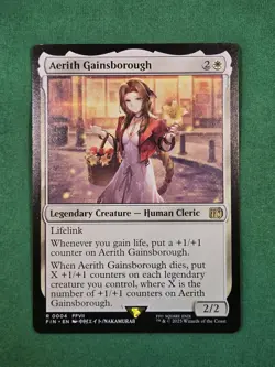 MTG Aerith Gainsborough (Regular) Final Fantasy Magic The Gathering  - Image 3