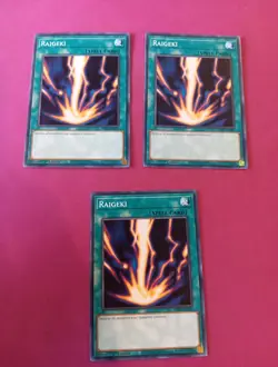  3x RAIGEKI  1ST EDITION SDBT-EN025 YUGIOH - Image 1