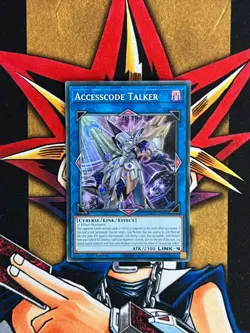 RA02-EN044 Accesscode Talker Super Rare 1st Edition NM Yugioh Card - Image 1