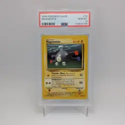 Magnemite Base Set 53/102 PSA 10 GEM MINT FRESH CERT Pokemon Card 1999 WOTC - Image 1