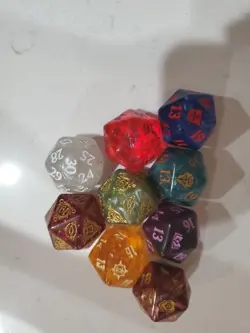 MTG Oversized You Pick D20/D30 Spindown Dice-Various Sets - Image 1