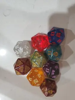 MTG Oversized You Pick D20/D30 Spindown Dice-Various Sets - Image 45