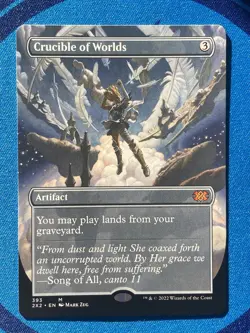 crucible of worlds borderless LP MTG - Image 11