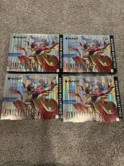 LOT of 4 Magic: The Gathering - Final Fantasy Collector Booster Boxes NEW SEALED - Image 1