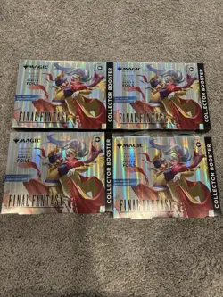 LOT of 4 Magic: The Gathering - Final Fantasy Collector Booster Boxes NEW SEALED - Image 2