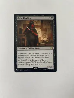 NM Grim Hireling 025/062 "The List" Reprint Commander: Forgotten Realms AFC - Image 3