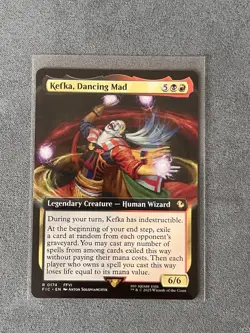 MTG - Kefka, Dancing Mad - Extended Art - Final Fantasy - FIC 0174 - Image 1