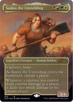 Saskia the Unyielding/Human Typal/Custom Commander/EDH Deck 100 Cards MTG - Image 2