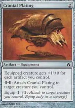 Cranial Plating PL/MP, English MTG Fifth Dawn - Image 1