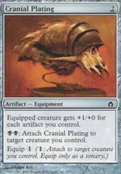Cranial Plating PL/MP, English MTG Fifth Dawn - Image 2
