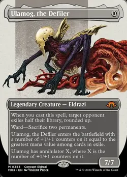 1x Ulamog, the Defiler - Foil - Borderless Light Play MTG Magic - Kid Icarus - - Image 1