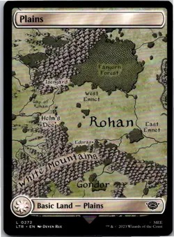 Magic the Gathering Plains #272 Full Art The Lord of the Rings x1 MTG - Image 1