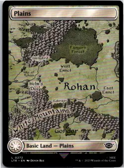 Magic the Gathering Plains #272 Full Art The Lord of the Rings x1 MTG - Image 2