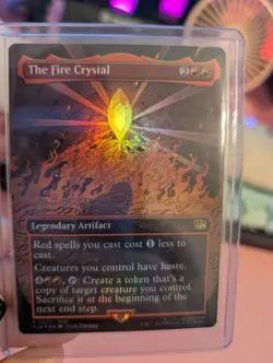 The Fire Crystal (Borderless) Final Fantasy Foil - Image 4