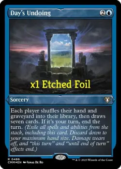 MTG Etched Foil Commander Masters CMM Day's Undoing MINT - Image 2