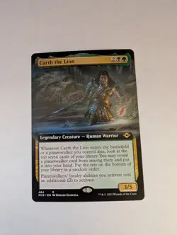 1x Carth the Lion ~ Extended Art NM-Mint, English Modern Horizons 2 MTG Magic - Image 3