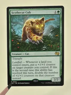 Scythecat Cub  - Magic The Gathering / Mtg Card #0024 - Image 2