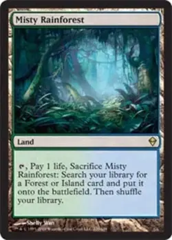 Misty Rainforest NM Zendikar MTG Magic the Gathering Land English Card - Image 2