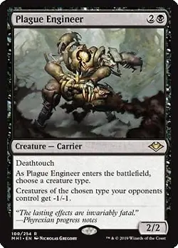 MTG Magic - Plague Engineer - Modern Horizons - Rare - NM - Image 1
