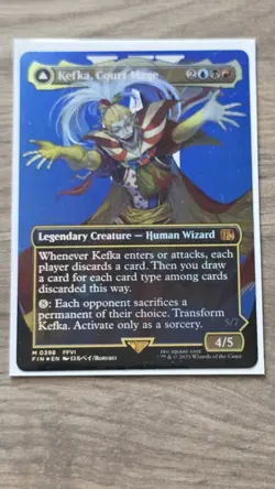 Kefka, Court Mage (Borderless) (0398) Final Fantasy Foil - Image 3
