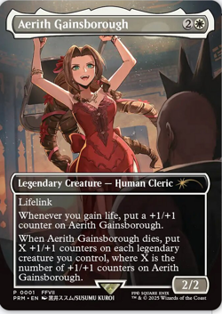 Aerith Gainsborough MTG Final Fantasy Regional Championship Promo Magic PRESALE - Image 2